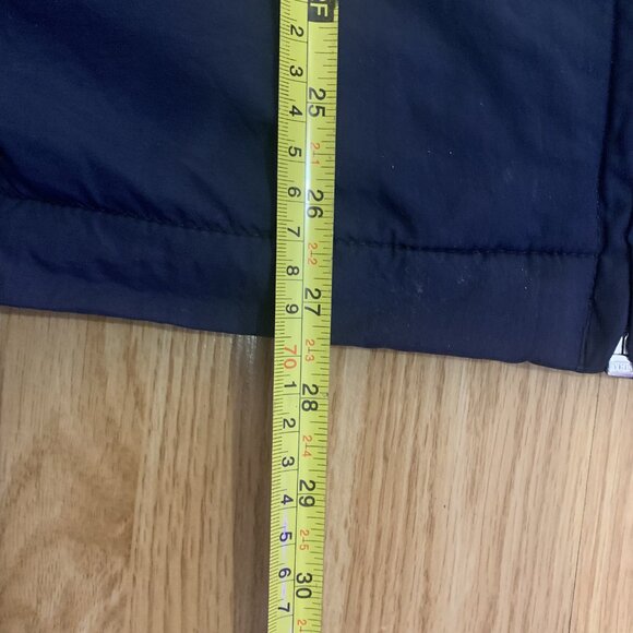 Vintage Eddie Bauer Bomber Jacket Mens Medium Blue Outdoor Zipup - Picture 3 of 11